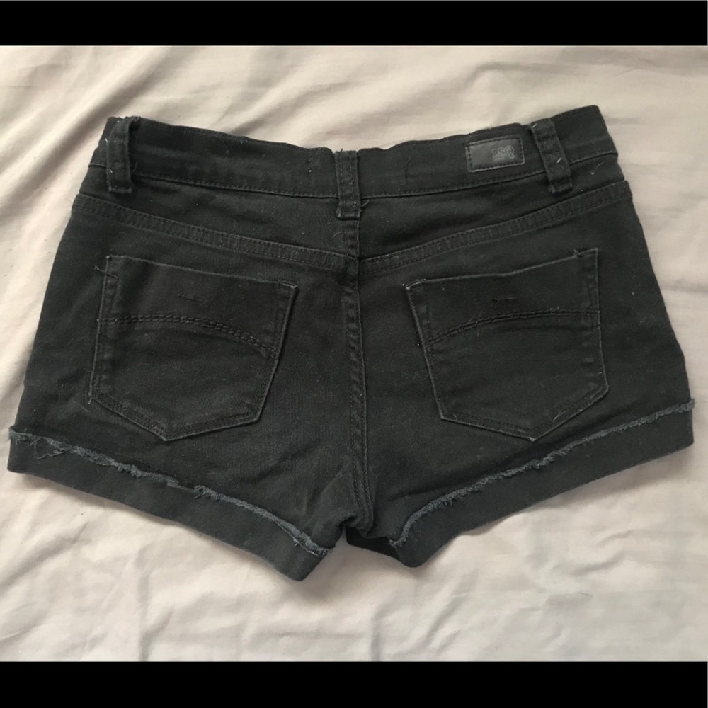 RSQ black jean shorts